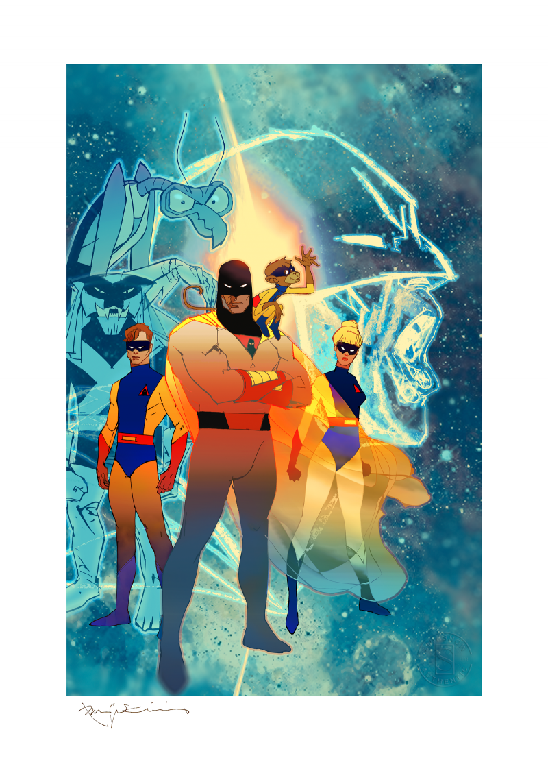 Space Ghost: Future Quest Art Print by Bill Sienkiewicz
