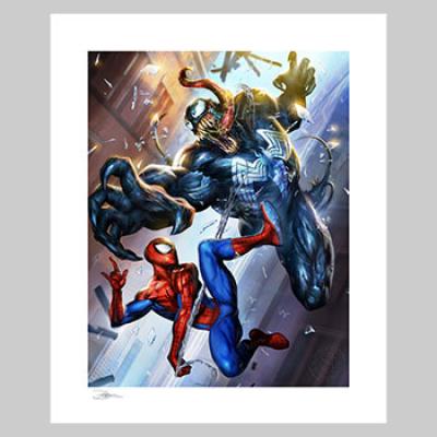 Spider-Man vs Venom art print