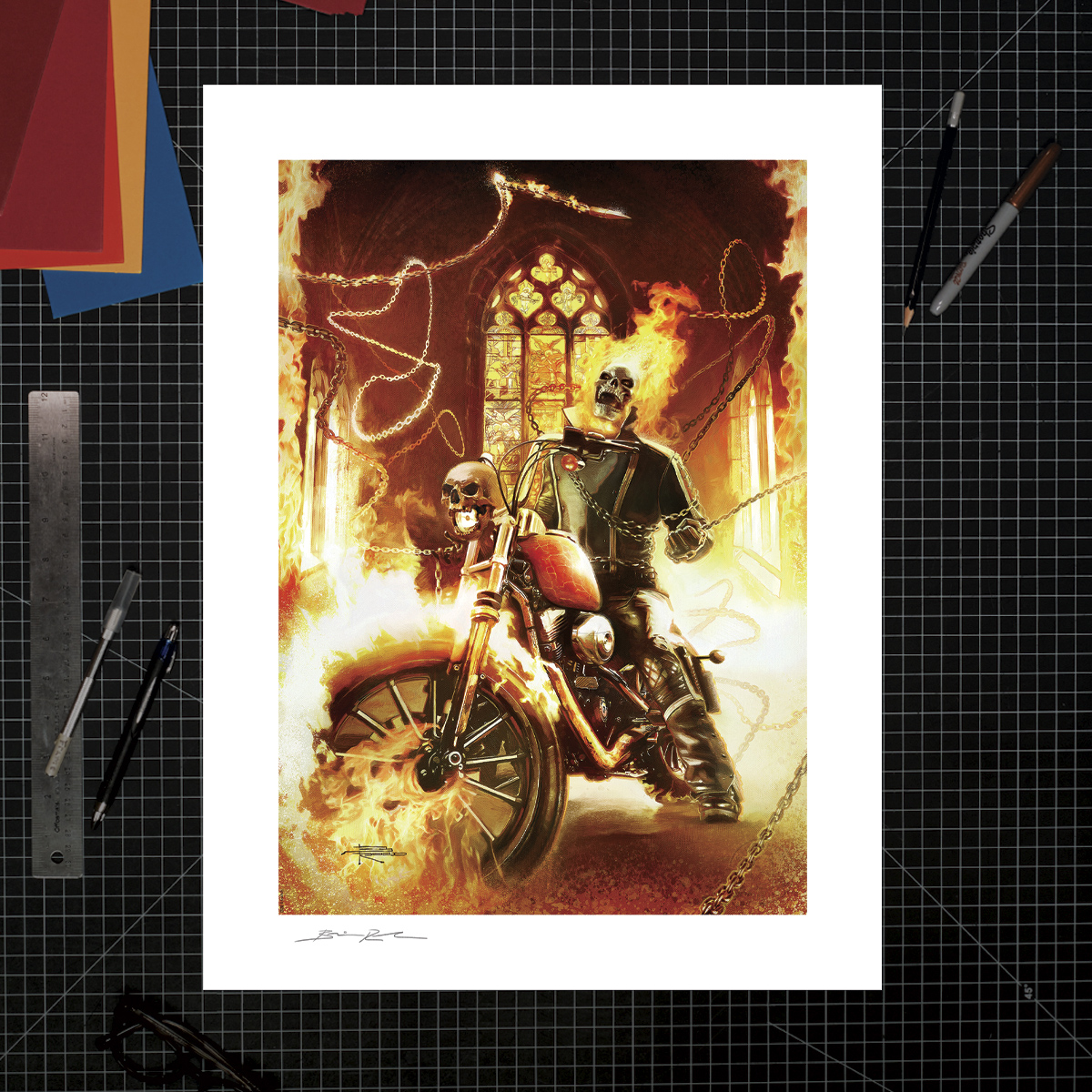 Ghost Rider Art Print