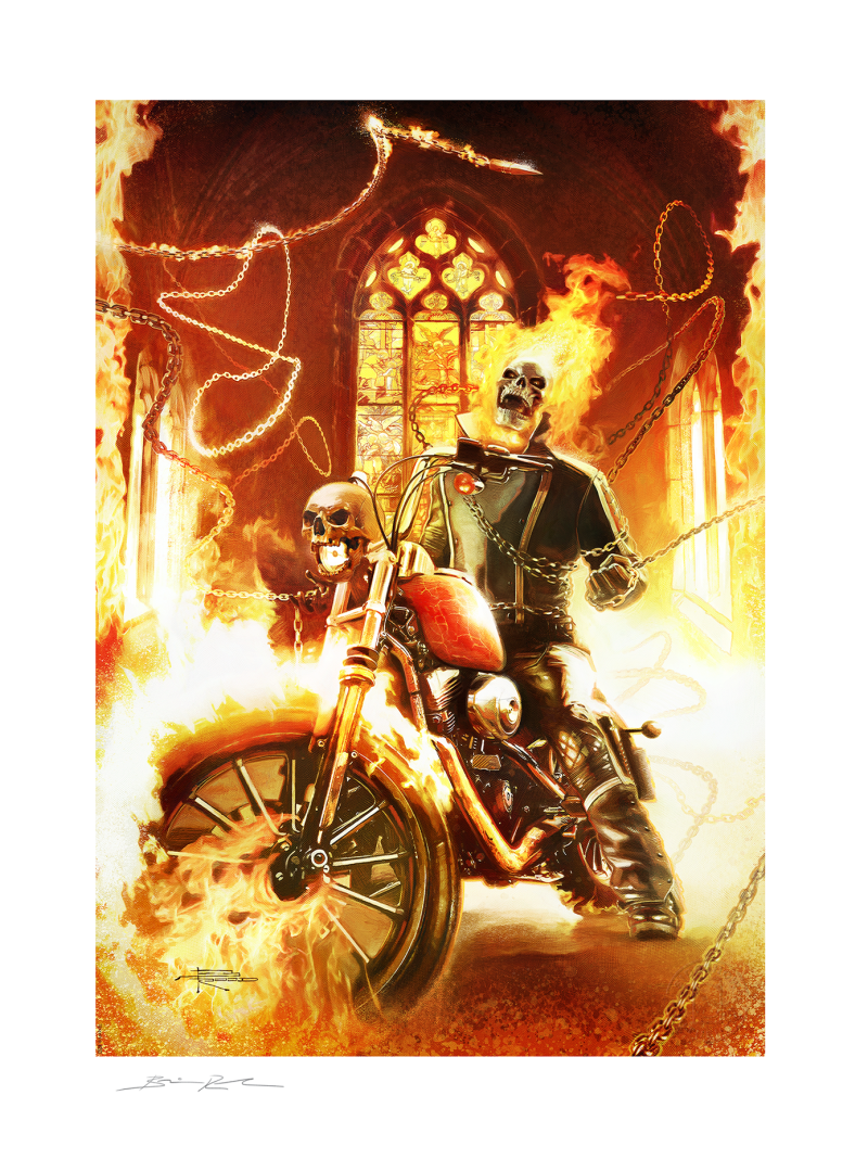 Ghost Rider Fine Art Print By Brian Rood Sideshow Fine Art Prints Ghost Rider Fine Art Print By Brian Rood Sideshow Fine Art Prints
