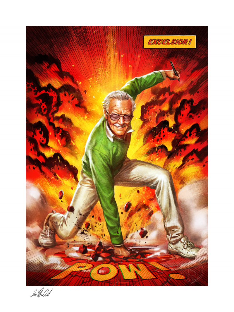 Excelsior Stan Lee Fine Art Print By Ian Macdonald Sideshow Fine Art Prints Excelsior Stan Lee Fine Art Print By Ian Macdonald Sideshow Fine Art Prints