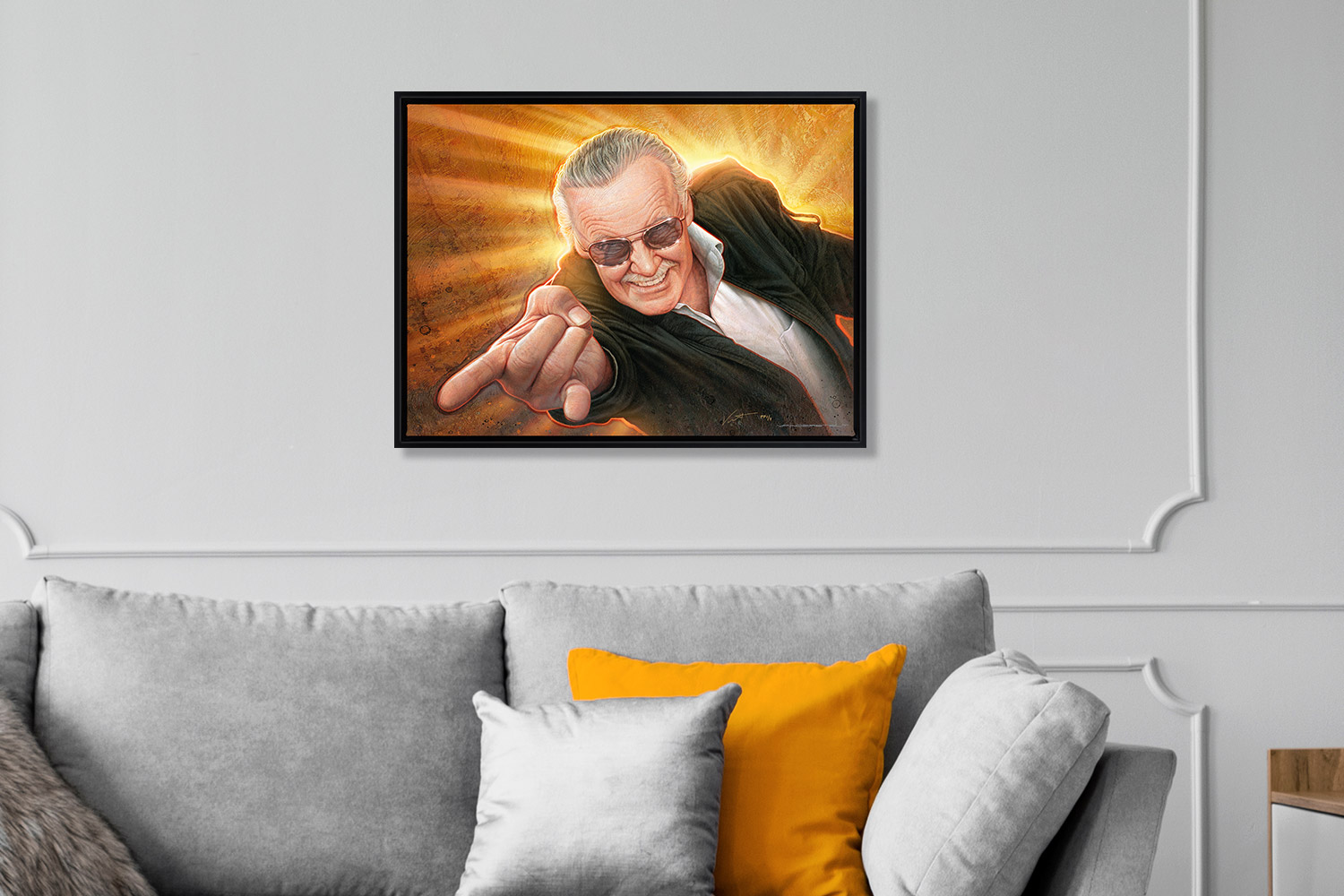 Stan "The Man" Lee Stan Lee Art Print