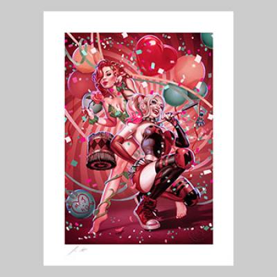 Harley Quinn & Poison Ivy art print