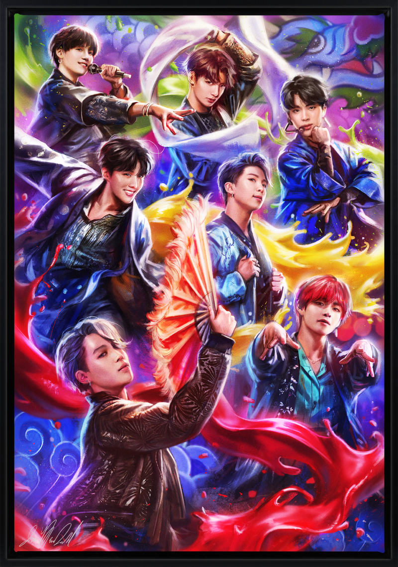 BTS fineart 額縁付き BTS fineart 額縁付き 【公式通販】