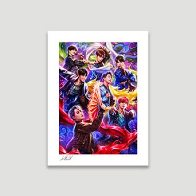 BTS: Idol art print