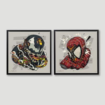 Spider-Man & Venom MECHASOUL Set art print