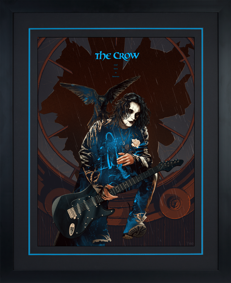 The Crow: Real Love Is Forever Variant Screenprint by Kevin Tong