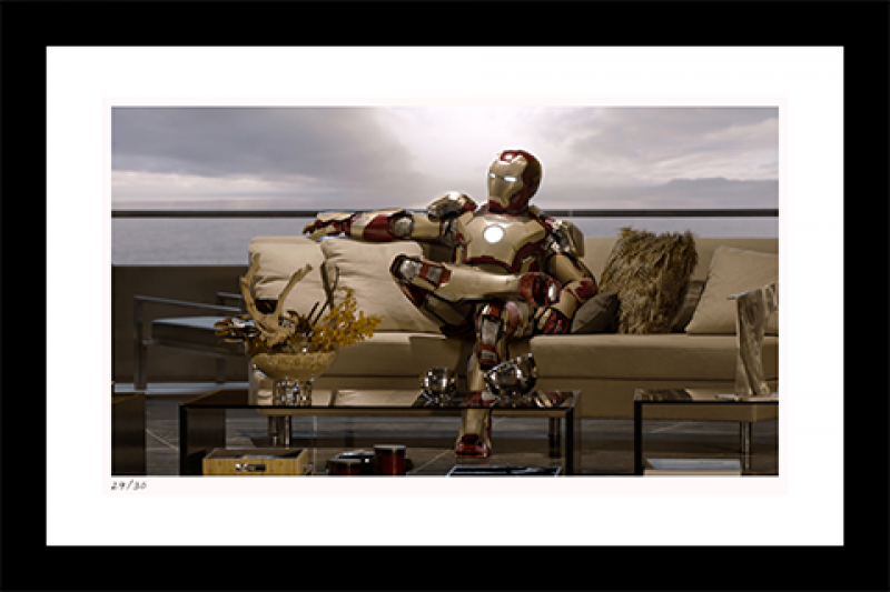 marvel in the living room fine art print sideshow art prints