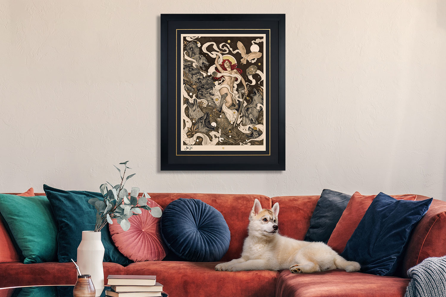 Red Sideshow Collectibles Art Print