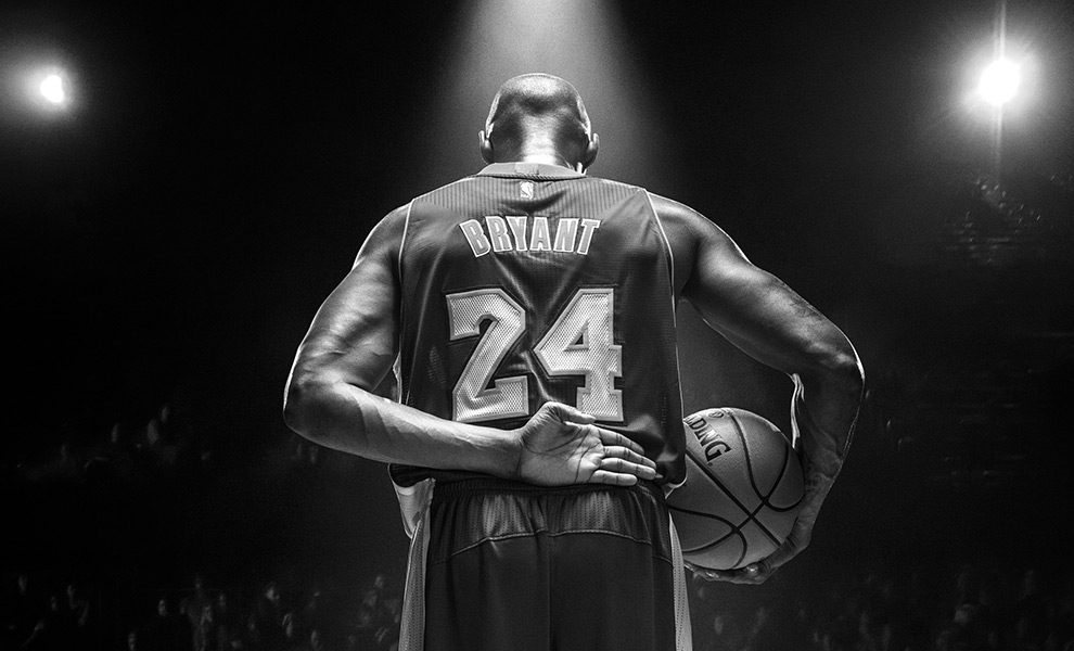 kobe black and white