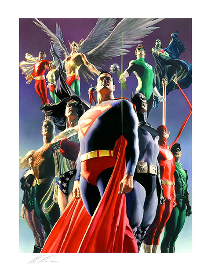 JLA: Secret Origins Art Print by Alex Ross Art