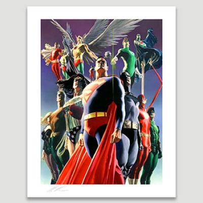 JLA: Secret Origins art print
