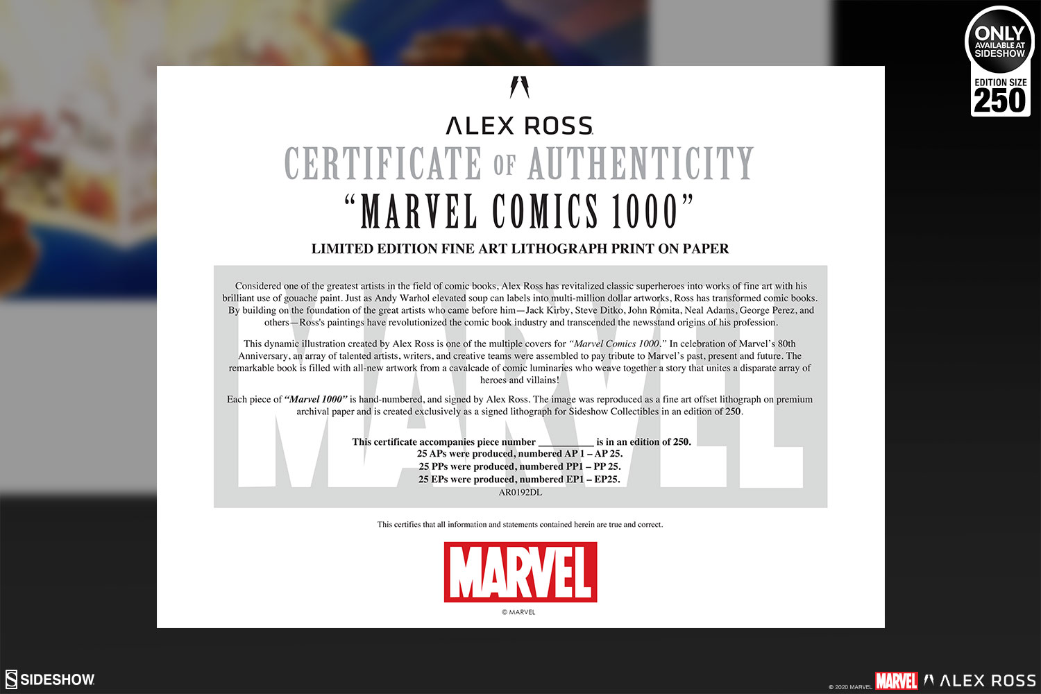 Marvel Comics #1000 Exclusive Edition 
