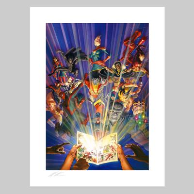 Marvel Comics #1000 art print