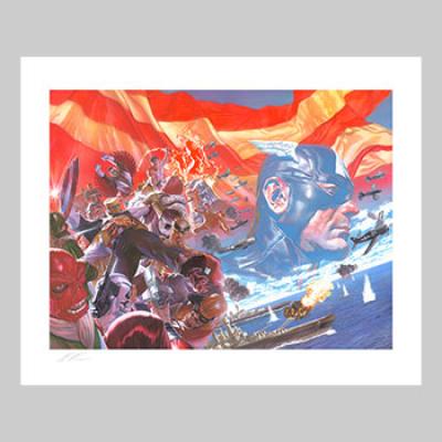 Captain America: Winter in America art print