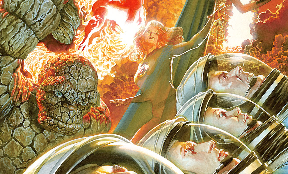 Marvel 75th Anniversary: Fantastic Four Fine Art Lithograph by Alex Ross |  Sideshow Collectibles
