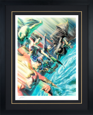 Lithograph - Black Frame - 22 x 28.5 Portrait
