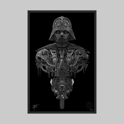 Darth Vader™ (High-Gloss Black Edition) art print