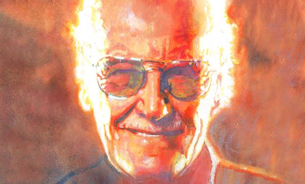 SIDESHOW CON EXCLUSIVE Legends: Stan Lee Fine Art Lithograph by artist Bill Sienkiewicz