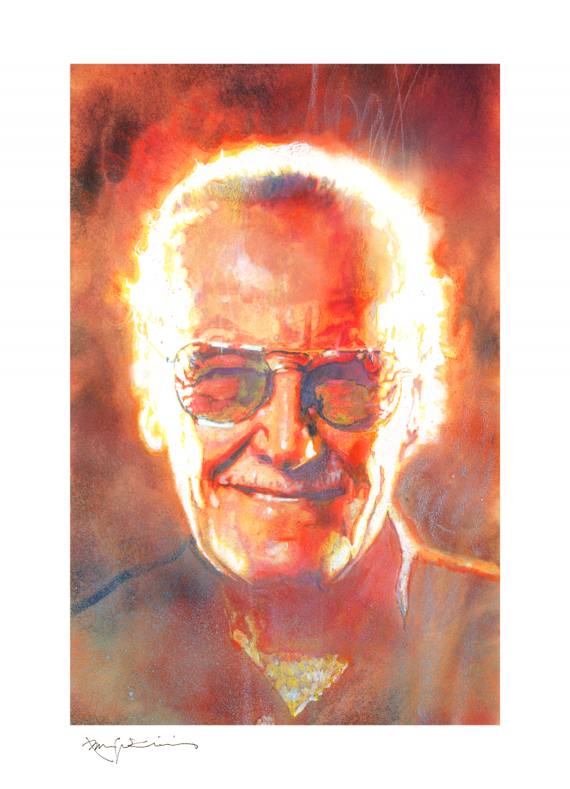 Legends: Stan Lee Art Print by Bill Sienkiewicz