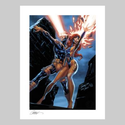Uncanny X-Men: Cyclops and Jean Grey art print