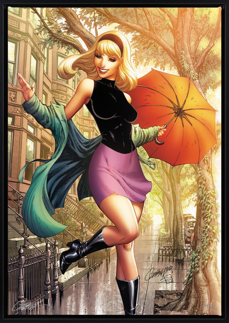 Gwen Stacy 1 Summer Fine Art Print By J Scott Campbell Sideshow