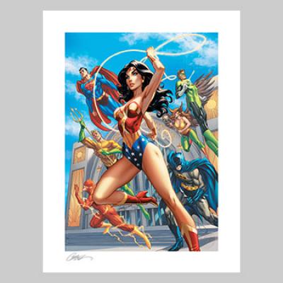 Wonder Woman #750 B - Hall of Justice art print