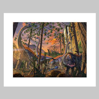 Curious art print