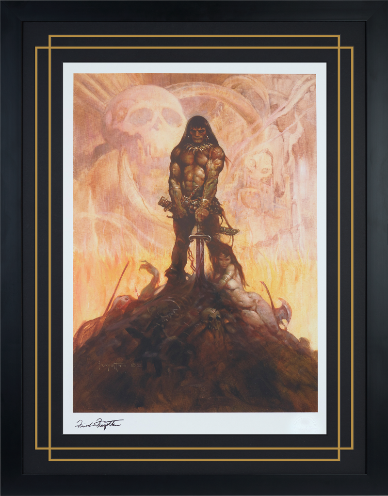 The Barbarian Fine Art Print by Frank Frazetta | Sideshow Fine Art Prints