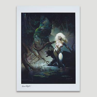 The Princess and the Panther art print