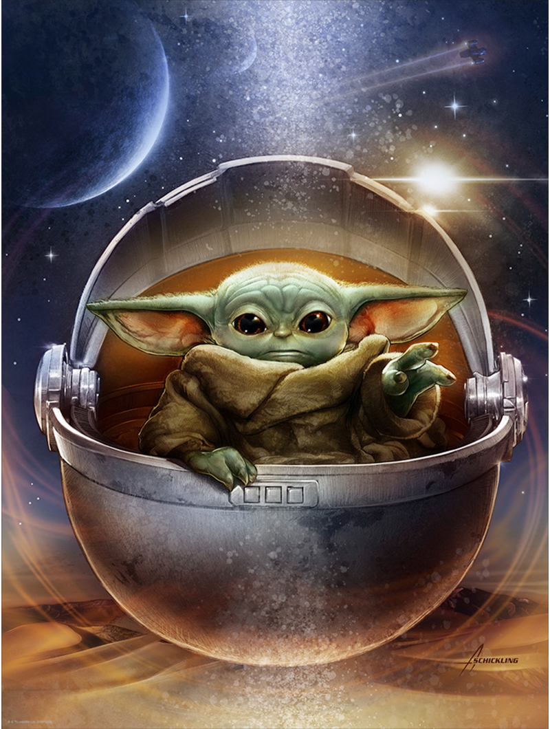 Galactic Child Art Print by ACME Archives