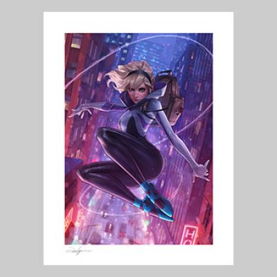 Spider-Gwen Unmasked Variant art print