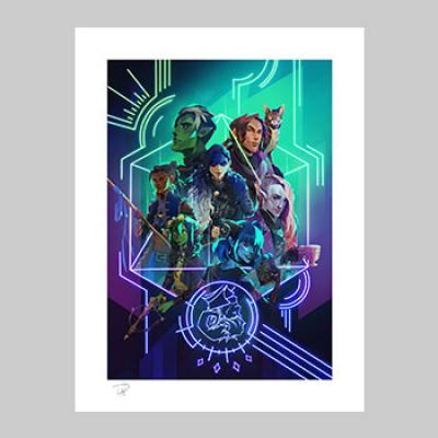 The Mighty Nein: Nat 20! art print