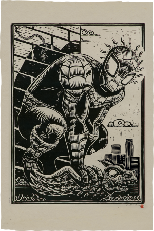 Linocut - Unframed - 20 x 30 Portrait