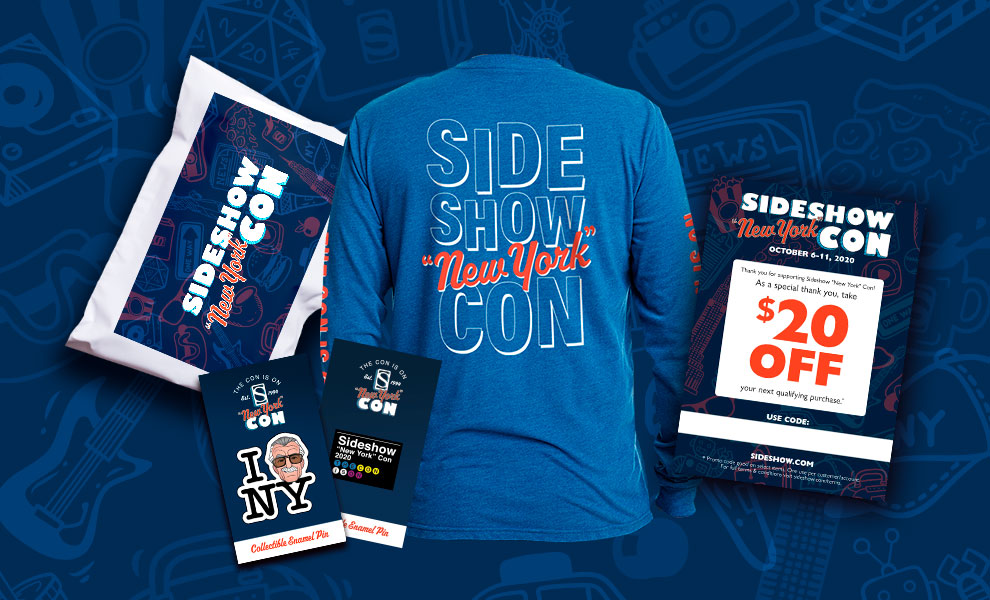 Gallery Feature Image of 2020 Sideshow 'New York' Con Swag Apparel - Click to open image gallery