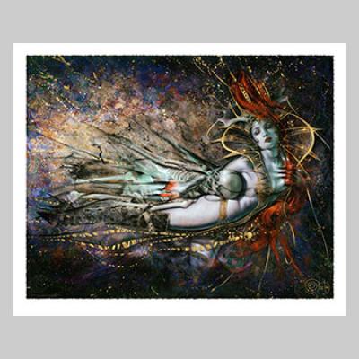 The Queen's Embrace Variant art print
