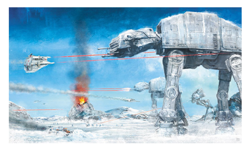 Assault on Echo Base Art Print by ACME Archives