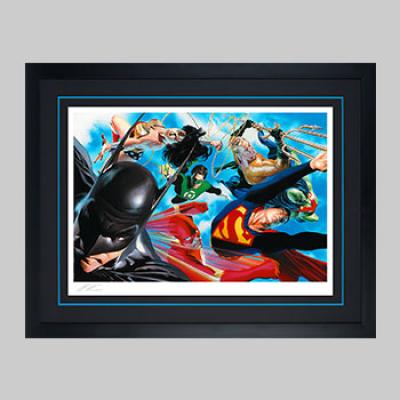 JLA Liberty and Justice: Liberate art print