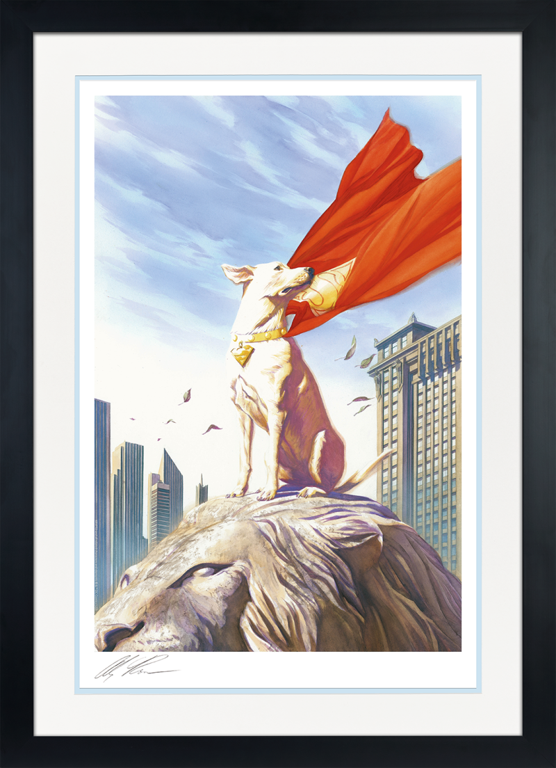 Krypto Art Print by Alex Ross Art