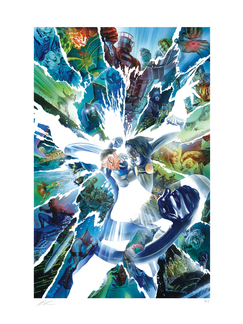 Secret Wars: Battle Art Print by Alex Ross Art
