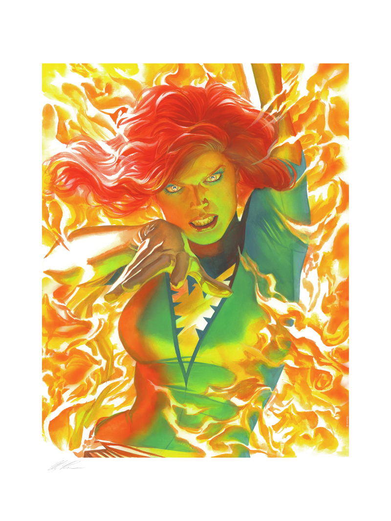 Marvelocity: Phoenix Art Print by Alex Ross Art