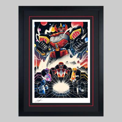 Mighty Morphin Power Rangers! art print