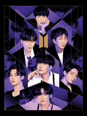 BTS: BE - Purple Edition Art Print