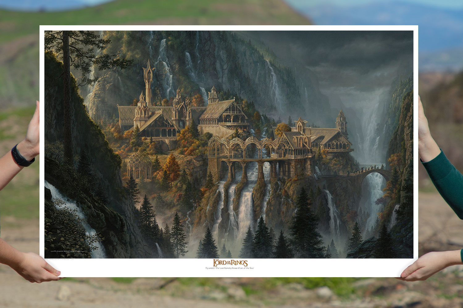 Rivendell: The Last Homely House East of the Sea The Lord of the Rings Art Print