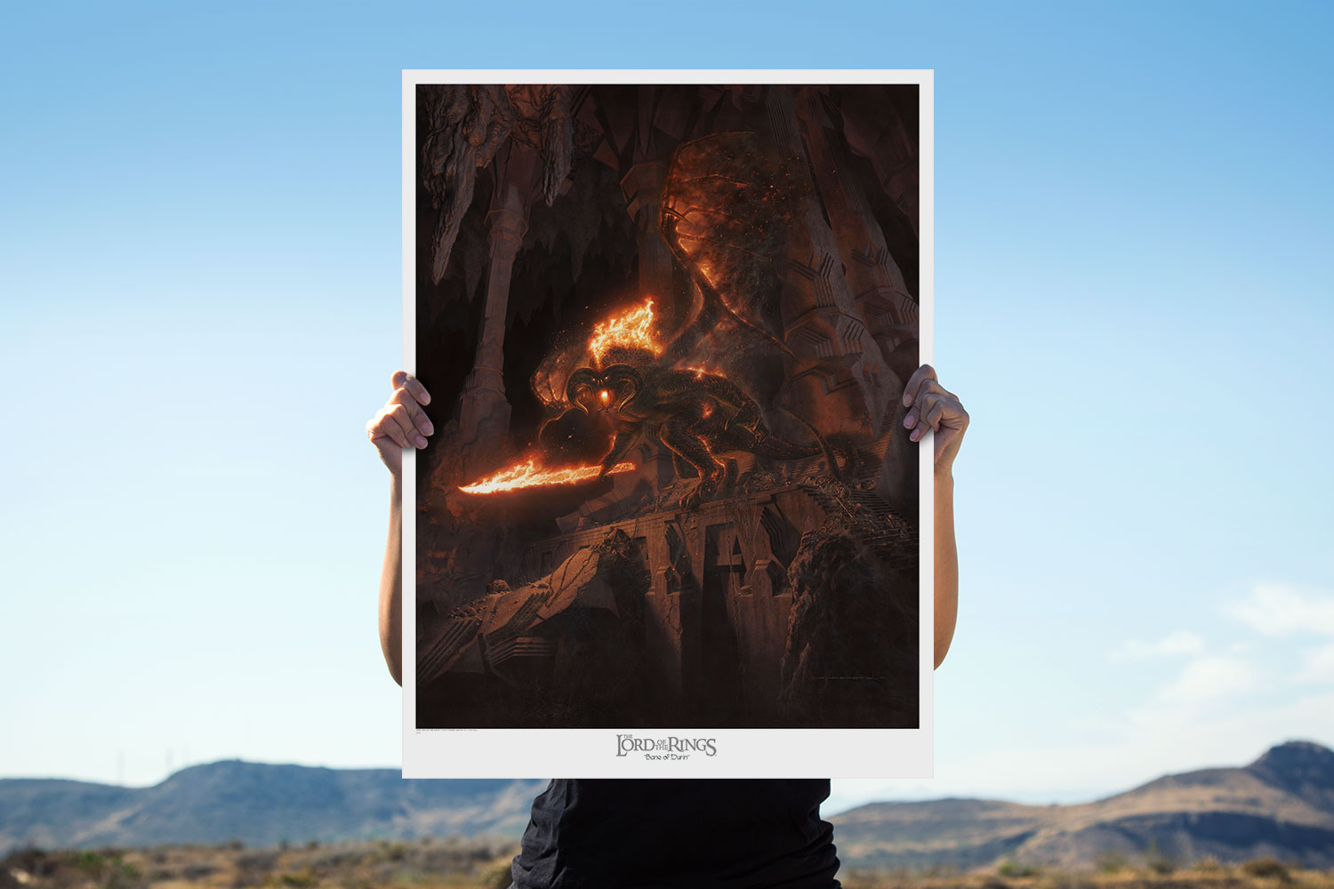 Bane of Durin The Lord of the Rings Art Print