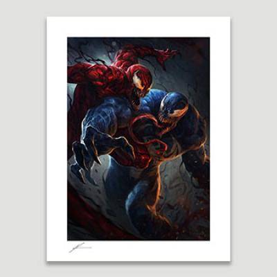 Venom vs Carnage Fine Art Print (Sideshow)