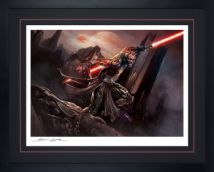 Star Wars Darth Maul™: Savage Rage Giclée on Paper Black Frame 27.5 x 22 Art Print 