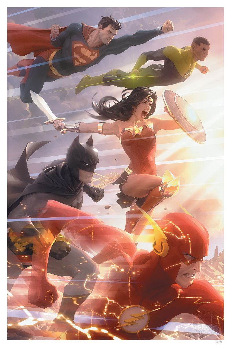 Justice League #49 Art Print by Sideshow Collectibles