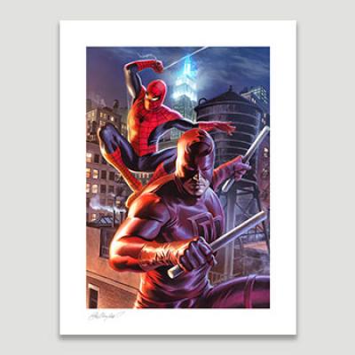 Daredevil & Spider-Man art print