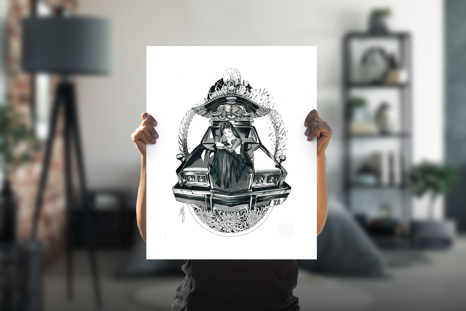 Miyagata Reikyuusha Peach Momoko Art Print